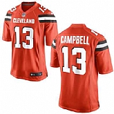 Nike Men & Women & Youth Browns #13 Campbell Orange Team Color Game Jersey,baseball caps,new era cap wholesale,wholesale hats